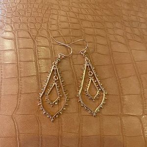 Rose gold earrings